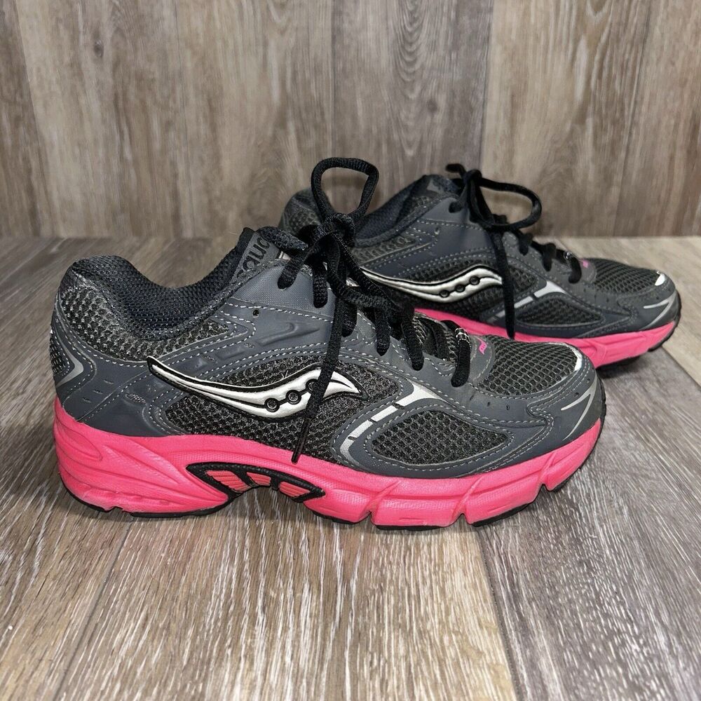 Saucony Prestige Sneaker Shoes Black Gray Pink Women’s US Size 7 15050-20